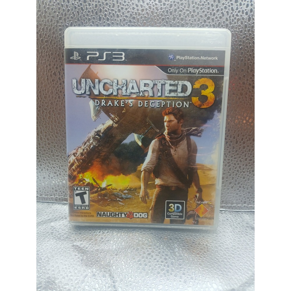 Uncharted 3 Drake's Deception Sony PlayStation 3 PS3 Game Naughty Dog Complete